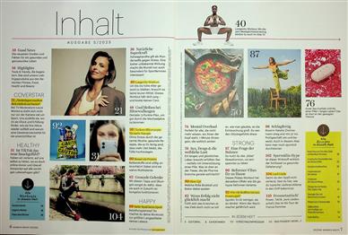 Women's Health Inhaltsverzeichnis