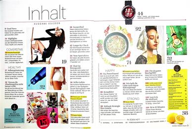 Women's Health Inhaltsverzeichnis