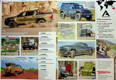 4 x 4 action Inhaltsverzeichnis