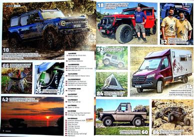 4 x 4 action Inhaltsverzeichnis