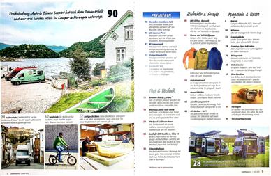 Promobil Campingbusse Inhaltsverzeichnis