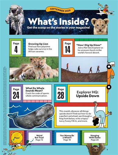 National Geographic Kids US Inhaltsverzeichnis