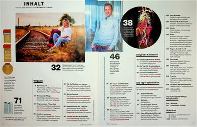 Focus Gesundheit Inhaltsverzeichnis