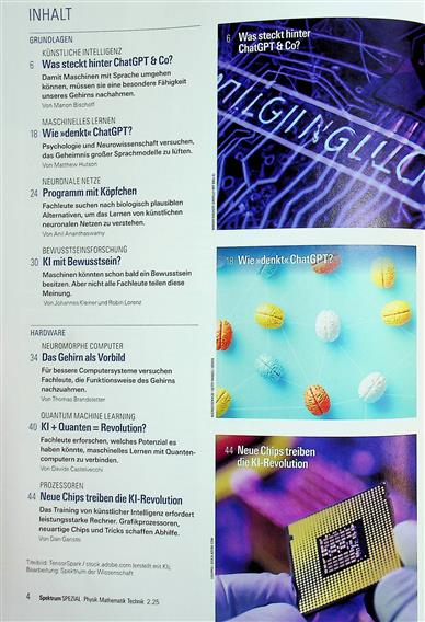 Spektrum Spezial Physik Mathematik Technik Inhaltsverzeichnis