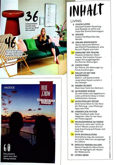 Couch Inhaltsverzeichnis