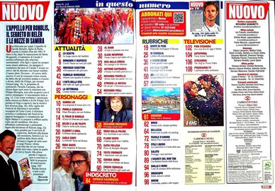 Nuovo (ital.) Inhaltsverzeichnis