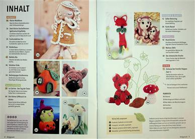 Amigurumi Magazin Inhaltsverzeichnis