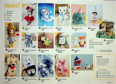 Amigurumi Magazin Inhaltsverzeichnis