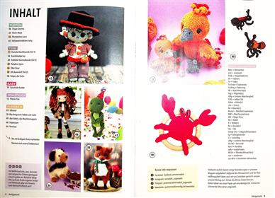 Amigurumi Magazin Inhaltsverzeichnis