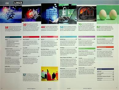 Linux Magazin Inhaltsverzeichnis