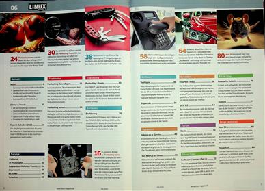 Linux Magazin Inhaltsverzeichnis