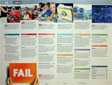 Linux Magazin Inhaltsverzeichnis