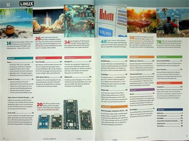 Linux Magazin Inhaltsverzeichnis
