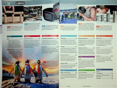 Linux Magazin Inhaltsverzeichnis
