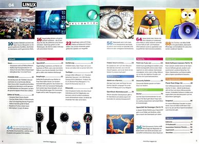 Linux Magazin Inhaltsverzeichnis
