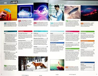 Linux Magazin Inhaltsverzeichnis