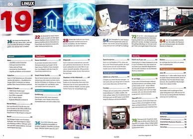 Linux Magazin Inhaltsverzeichnis