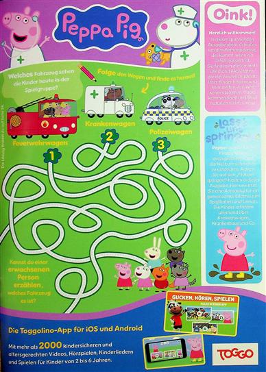 Peppa Pig Inhaltsverzeichnis