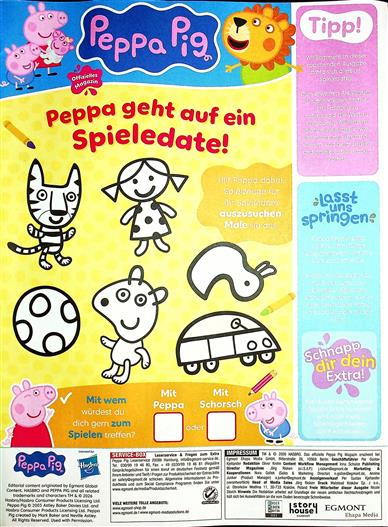 Peppa Pig Inhaltsverzeichnis