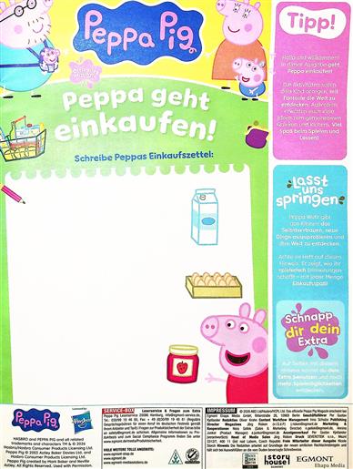 Peppa Pig Inhaltsverzeichnis