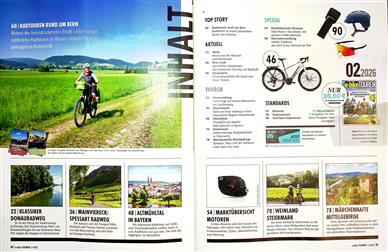 e-bike Touren Inhaltsverzeichnis