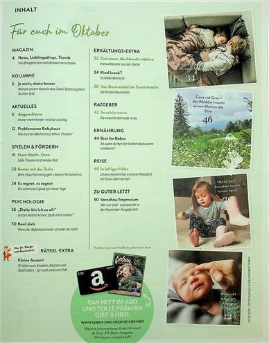 Leben & Erziehen Inhaltsverzeichnis