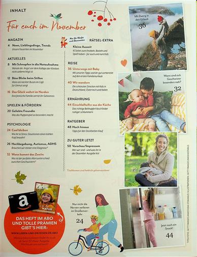 Leben & Erziehen Inhaltsverzeichnis