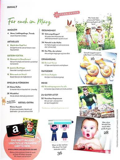 Leben & Erziehen Inhaltsverzeichnis