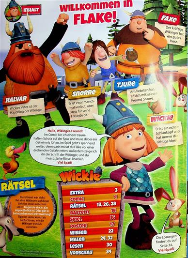 Wickie und die starken Männer Inhaltsverzeichnis