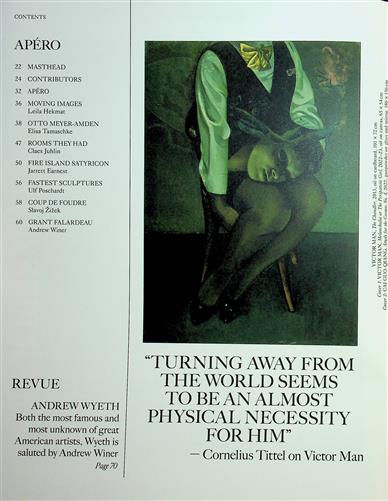 BLAU International Inhaltsverzeichnis