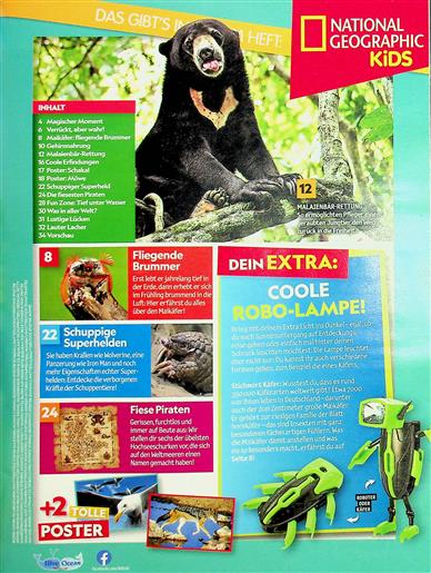 National Geographic Kids Inhaltsverzeichnis