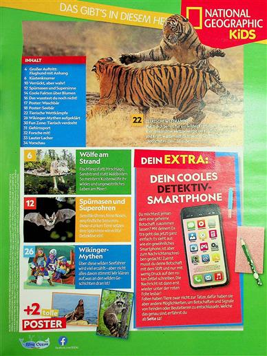National Geographic Kids Inhaltsverzeichnis