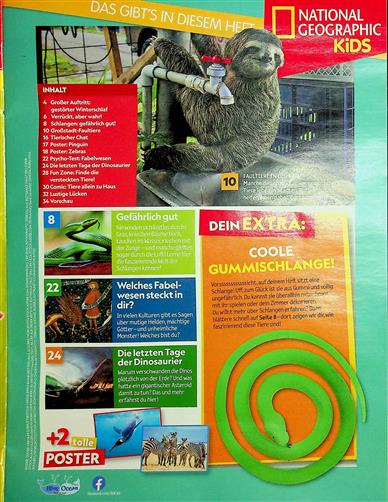 National Geographic Kids Inhaltsverzeichnis