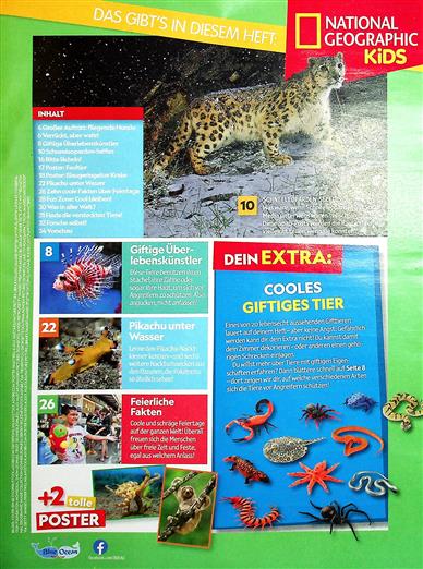 National Geographic Kids Inhaltsverzeichnis