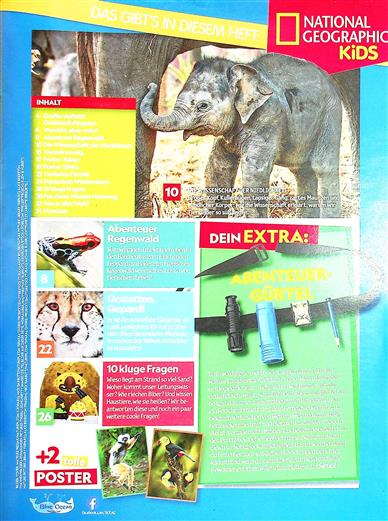National Geographic Kids Inhaltsverzeichnis