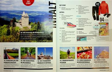 Wandern & Reisen Inhaltsverzeichnis