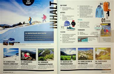 Wandern & Reisen Inhaltsverzeichnis