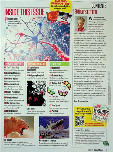 The Week Junior Science + Nature Inhaltsverzeichnis