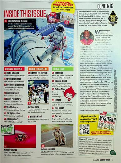 The Week Junior Science + Nature Inhaltsverzeichnis