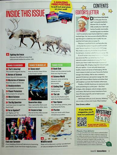 The Week Junior Science + Nature Inhaltsverzeichnis