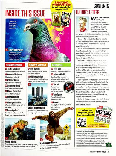 The Week Junior Science + Nature Inhaltsverzeichnis