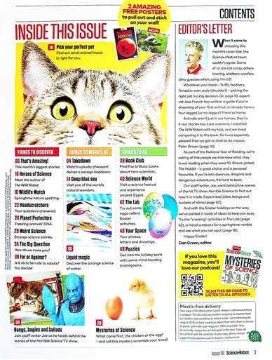 The Week Junior Science + Nature Inhaltsverzeichnis