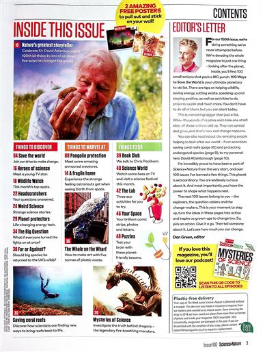The Week Junior Science + Nature Inhaltsverzeichnis