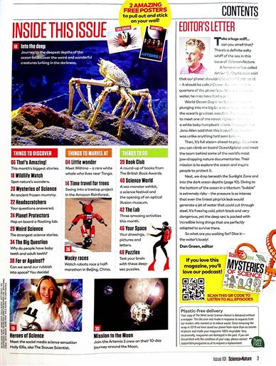 The Week Junior Science + Nature Inhaltsverzeichnis