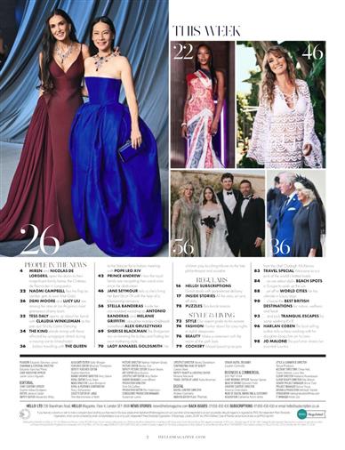 Hello (UK) Inhaltsverzeichnis