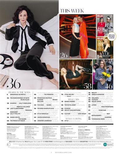 Hello (UK) Inhaltsverzeichnis