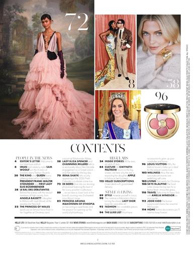 Hello (UK) Inhaltsverzeichnis