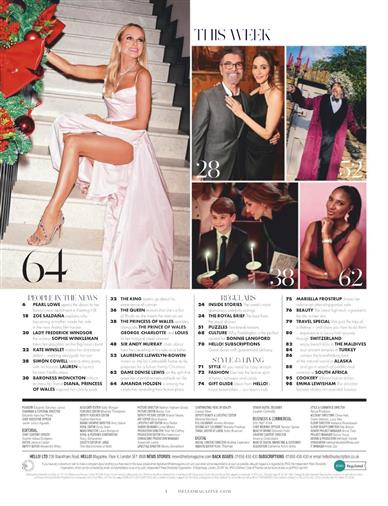 Hello (UK) Inhaltsverzeichnis