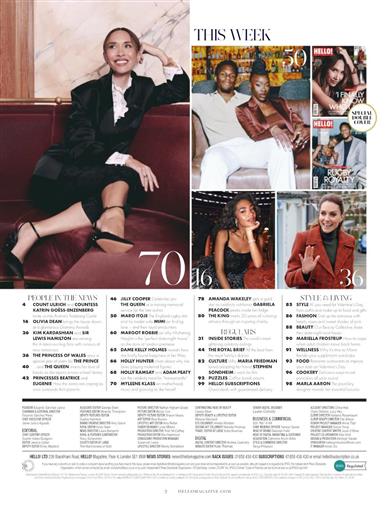 Hello (UK) Inhaltsverzeichnis