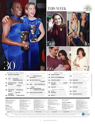 Hello (UK) Inhaltsverzeichnis